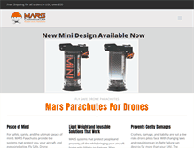 Tablet Screenshot of marsparachutes.com